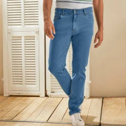 Jeans<Blancheporte Jeans met 5-zakkenmodel, rekbaar katoen - binnenpijplengte 72 cm bleached