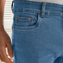 Jeans<Blancheporte Jeans met 5-zakkenmodel, rekbaar katoen - binnenpijplengte 72 cm bleached