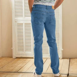 Jeans<Blancheporte Jeans met 5-zakkenmodel, rekbaar katoen - binnenpijplengte 72 cm bleached