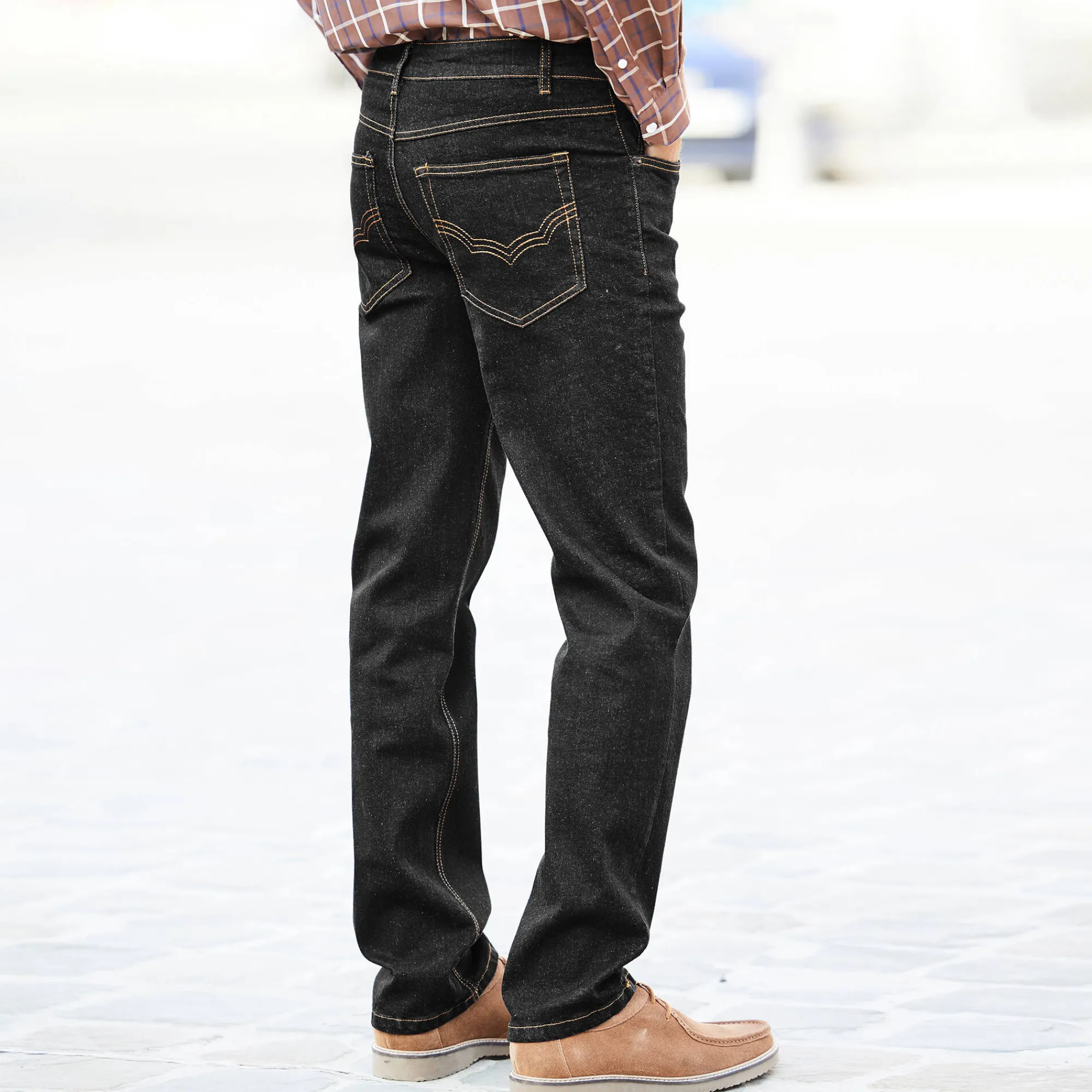 Jeans<Blancheporte Jeans met 5-zakkenmodel, rekbaar katoen - binnenpijplengte 72 cm black