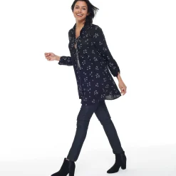 Jeans|Broek<Blancheporte Jegging in denim met elastische taille - kleine lengte black