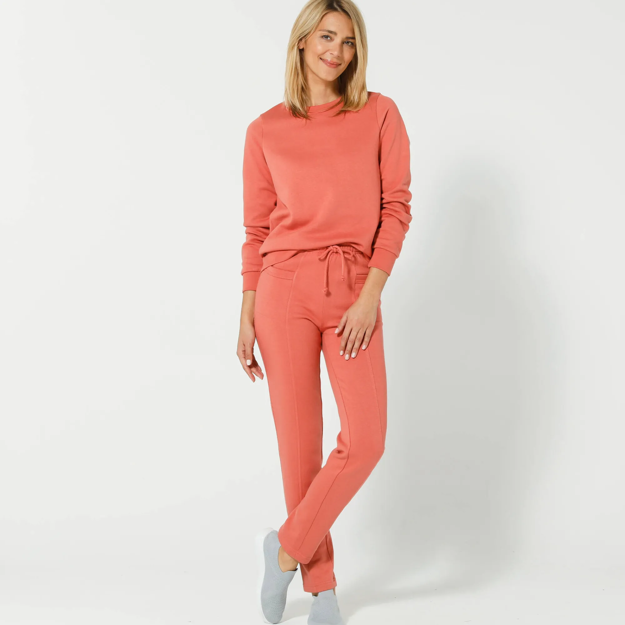 Broek<Blancheporte Joggingbroek theeroze