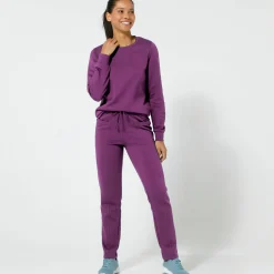 Broek<Blancheporte Joggingbroek paarsrood