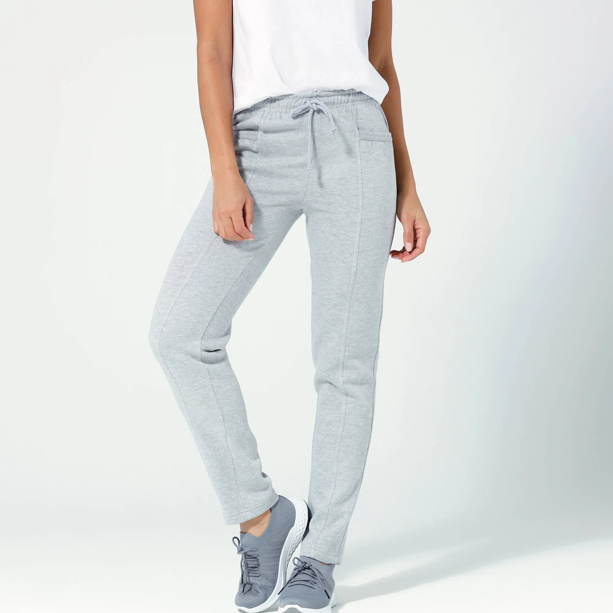 Broek<Blancheporte Joggingbroek chiné grijs