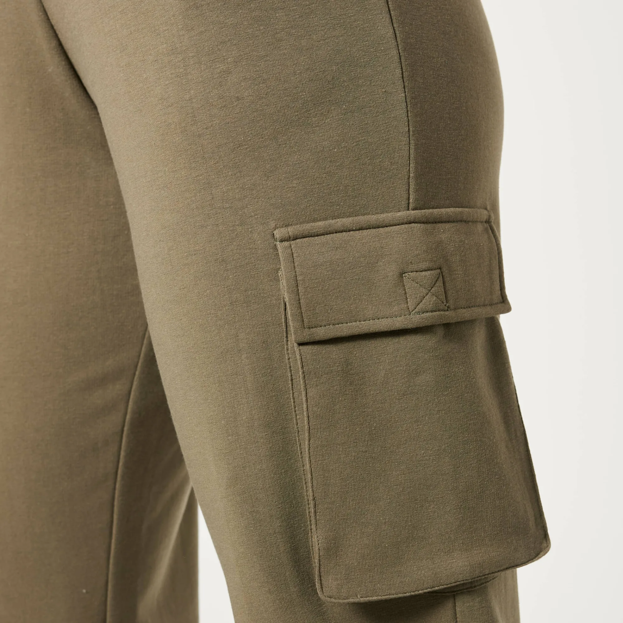 Broek<Blancheporte Joggingbroek in battlestijl kaki