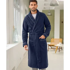 Pyjama En Kamerjas<Blancheporte Kamerjas in fleece marine