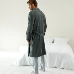 Pyjama En Kamerjas<Blancheporte Kamerjas met pluchetouch antraciet