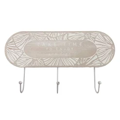 Decoratieartikel<Blancheporte Kapstok in hout en metaal naturel