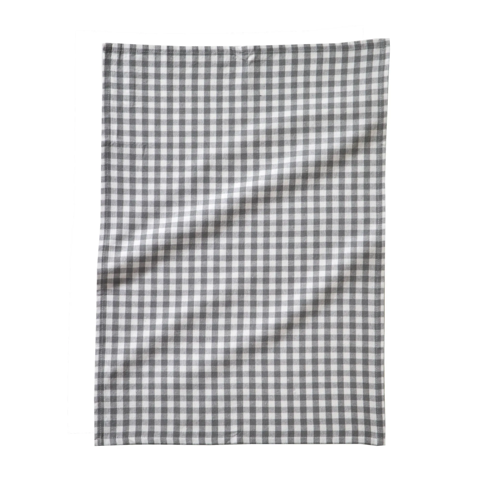 Droogdoek En Handdoek<Blancheporte Katoenen droogdoek met ingeweven ruiten - set van 3 grijs