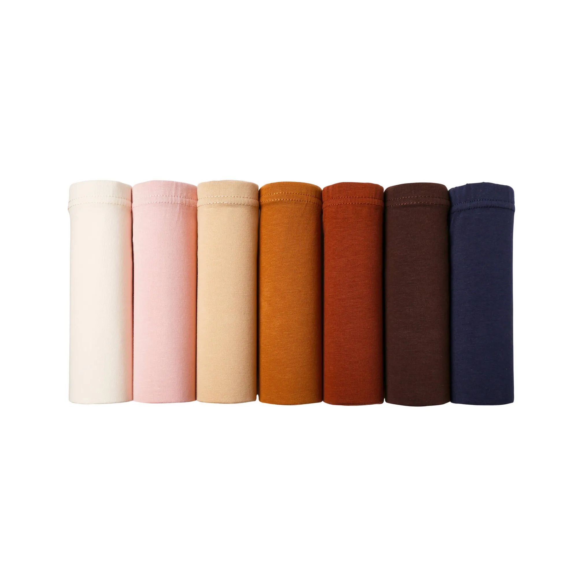 Slip En Shorty<Blancheporte Katoenen maxislip in effen nudetinten - set van 7 neutraal