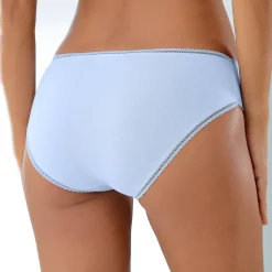 Slip En Shorty<Blancheporte Katoenen midislip geassorteerde bloemetjesmotieven - Set van 4 blauw / jeans