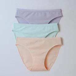 Slip En Shorty<Dim Katoenen slip in &Ines - set van 3 pastel