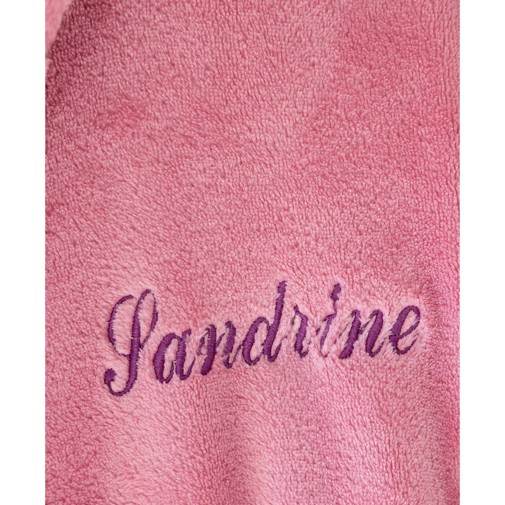 Badjas|Handdoek En Badlaken Kids<Blancheporte Kinderbadjas met kap en eenhoornmotief in microvezel, personaliseerbaar roze
