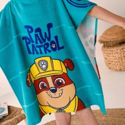 Badjas|Handdoek En Badlaken Kids<Patpatrouille Kinderbadponcho Paw Patrol®, katoenen badstof en velours - 320g/m2 smaragd
