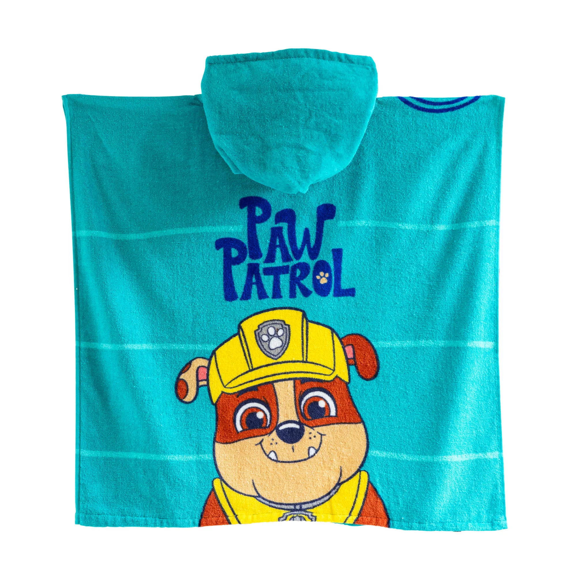 Badjas|Handdoek En Badlaken Kids<Patpatrouille Kinderbadponcho Paw Patrol®, katoenen badstof en velours - 320g/m2 smaragd