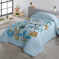 Kids Dekbed|Dekbed<Blancheporte Kinderdekbed in microvezel met panda's 200 g/m² blauw