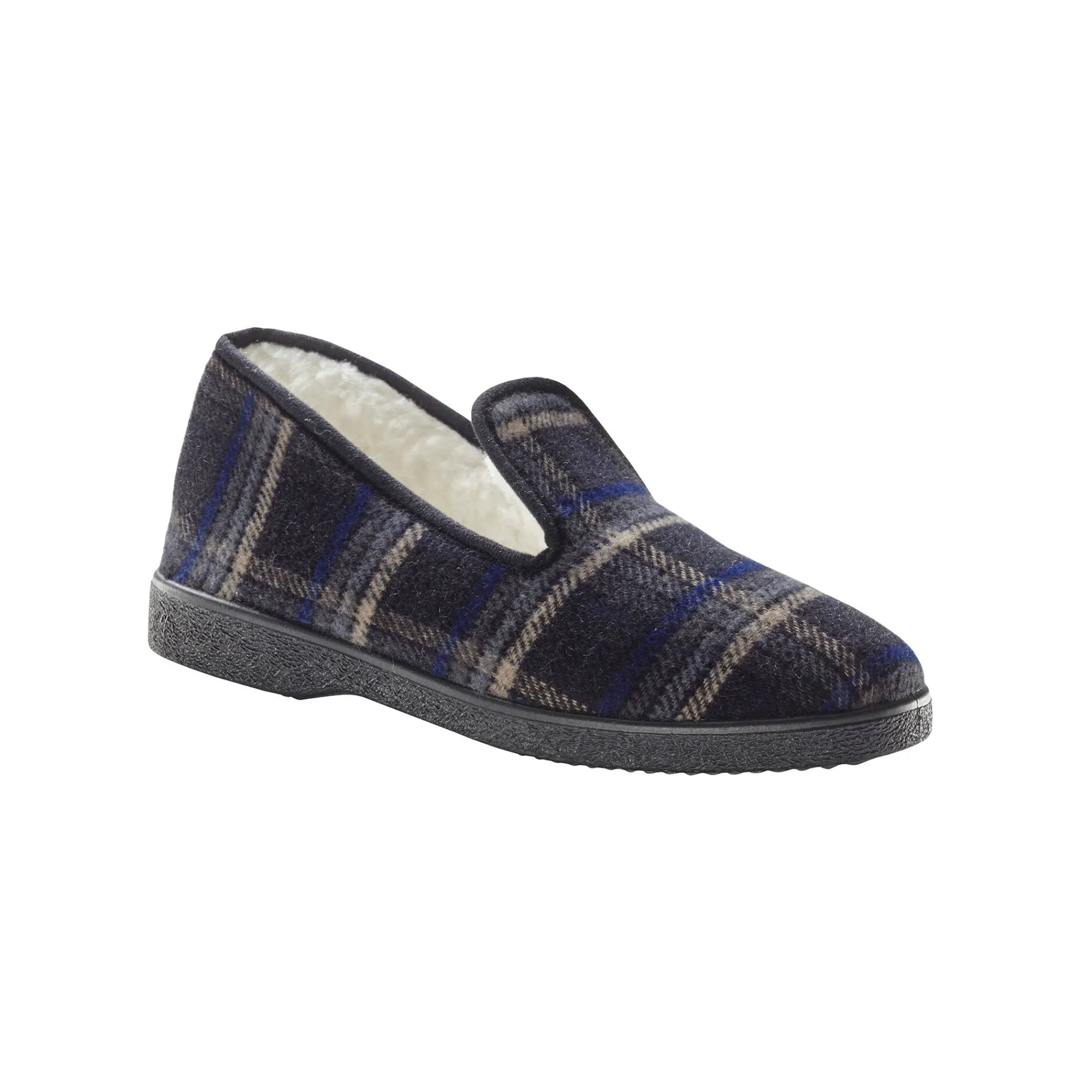 Schoenen|Schoenen Heren<Blancheporte Klassieke pantoffels voor heren - tot maat 47 grijs