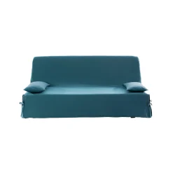 Zitbankhoes<Colombine Klikklakhoes in zeildoekstof blauw