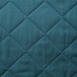 Zitbankhoes<Colombine Klik-klakhoes in zeildoekstof blauw