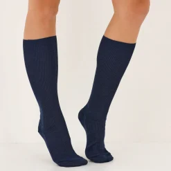 Panty’s, Kniekousen En Sokken<Blancheporte Kniekousen voor gevoelige benen - set van 2 paar blauw