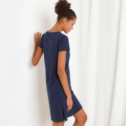 Nachthemd<Blancheporte Kort nachthemd met 'cocktail' print marine