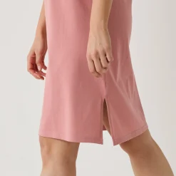 Nachthemd<Blancheporte Kort nachthemd met korte mouwen roze