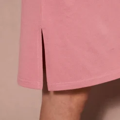 Nachthemd<Blancheporte Kort nachthemd met lange mouwen roze