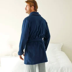 Pyjama En Kamerjas<Blancheporte Korte kamerjas in fleecetricot marine