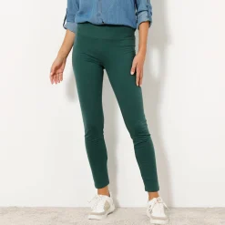Legging<Blancheporte Koudewerende legging met hoge taille dennengroen