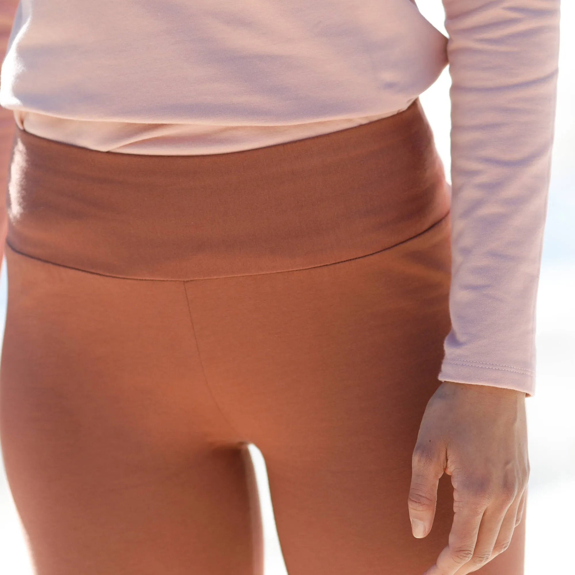 Legging<Blancheporte Koudewerende legging met hoge taille karamel
