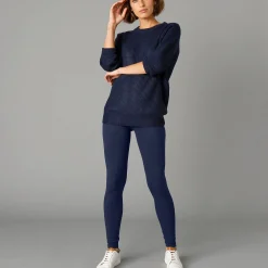 Legging<Blancheporte Koudewerende legging met hoge taille marine