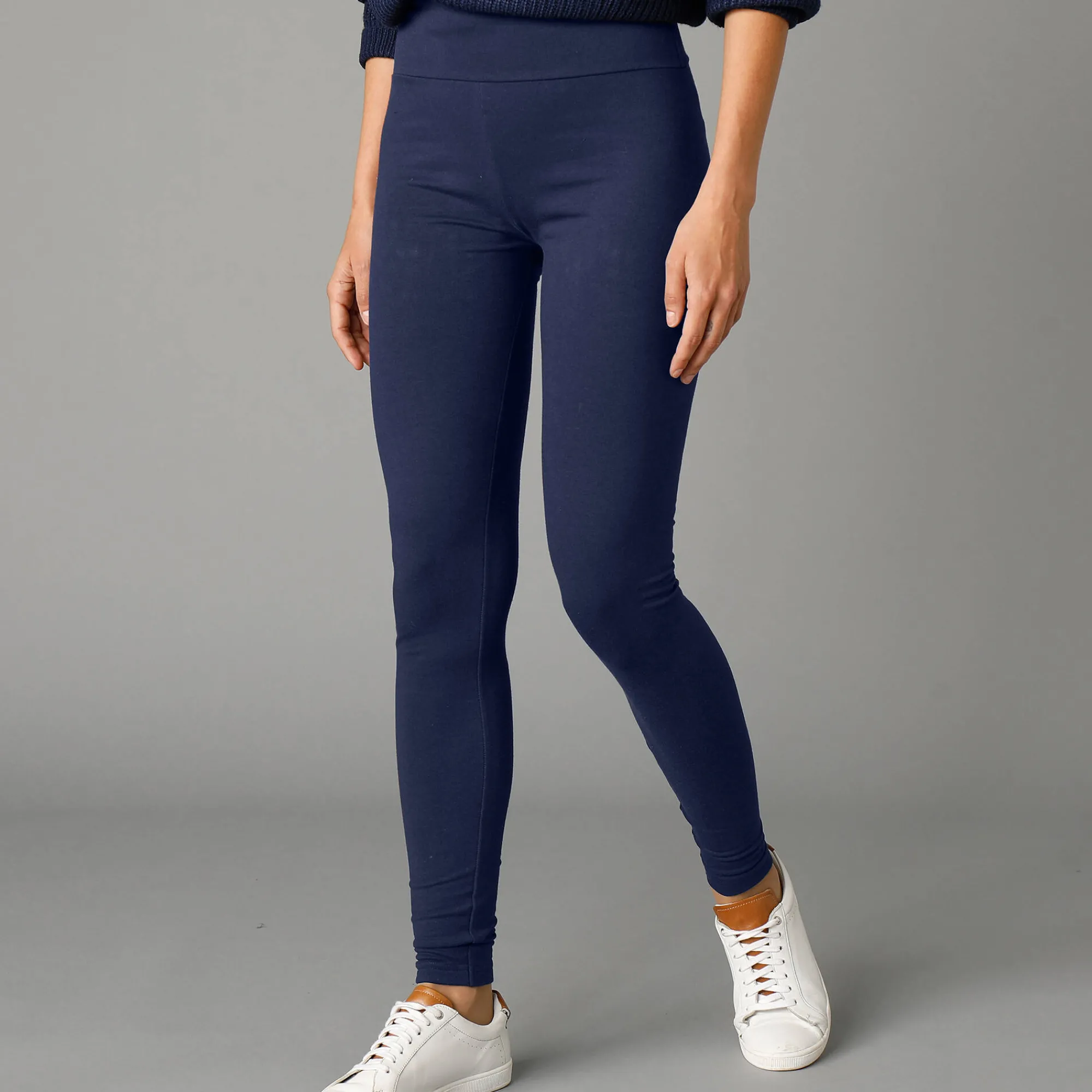 Legging<Blancheporte Koudewerende legging met hoge taille marine
