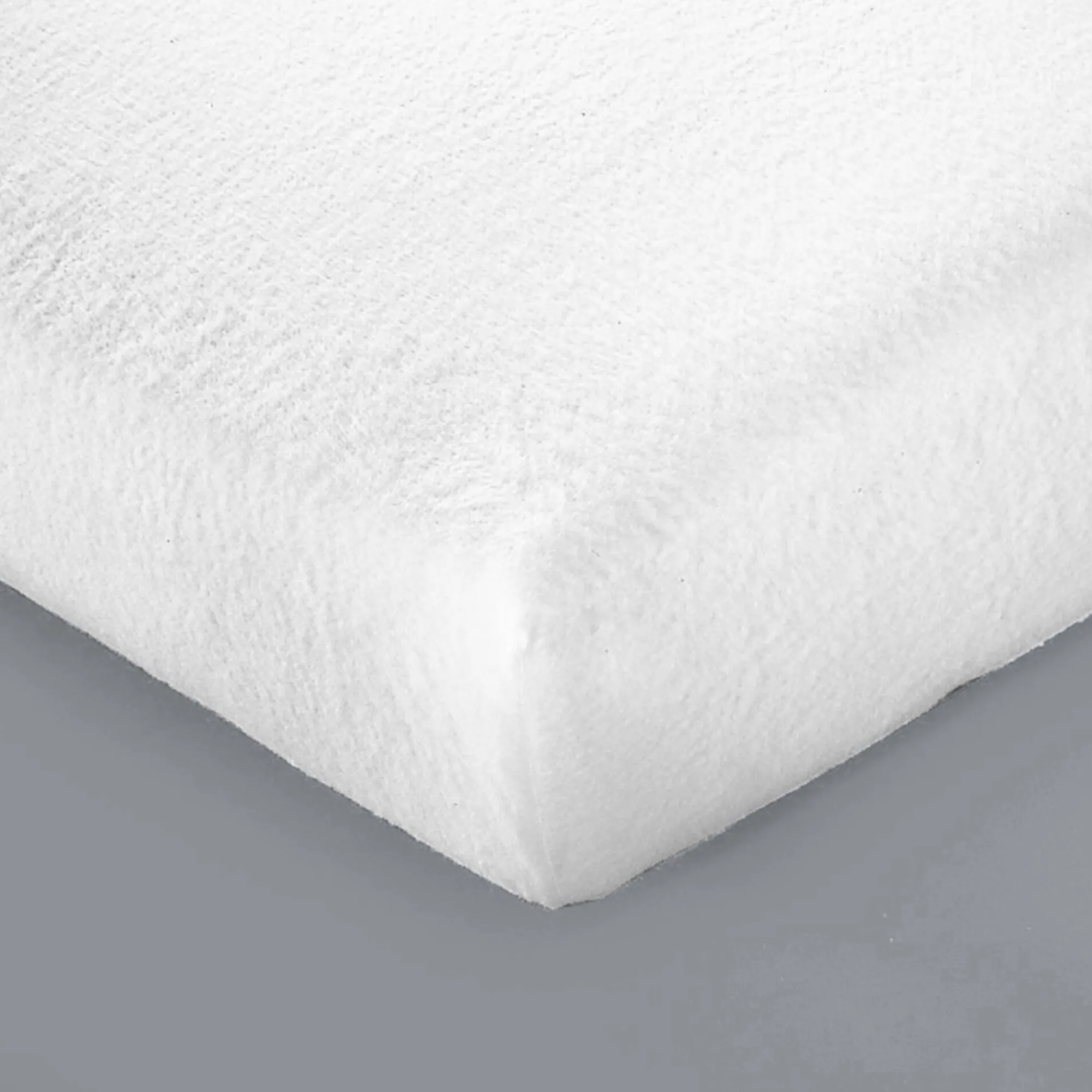 Matrasbeschermer<Conforlux Krimpvrije matrasbeschermer in molton 32 cm wit