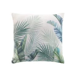 Kussen<Blancheporte Kussen met natuurlijke print groen