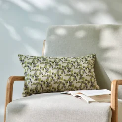Kussen<Blancheporte Kussen met vlekkenprint naturel / groen