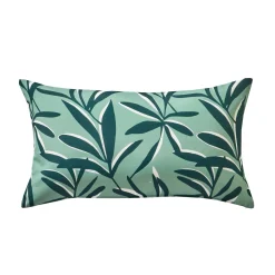 Kussenhoes<Blancheporte Kussenhoes met bladerenprint amandel