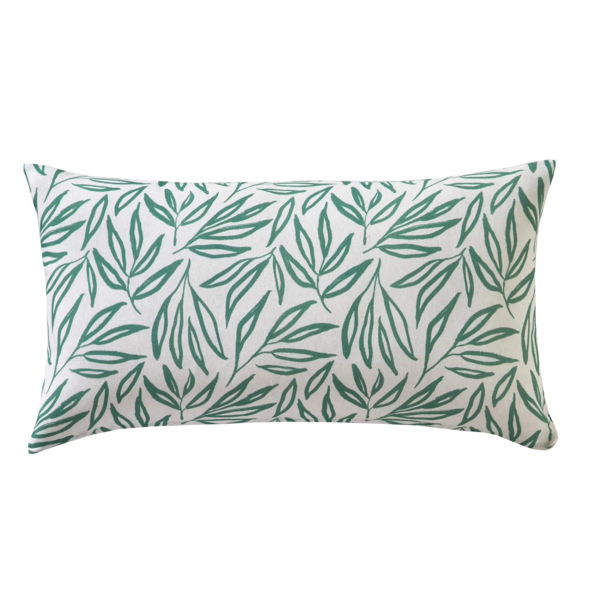 Kussenhoes<Blancheporte Kussenhoes met bladerenprint Madère - set van 2 groen