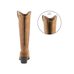 Laarzen|Schoenen<Gabylou Laarzen in santiagstijl IRINA VARIO 2XL taupe