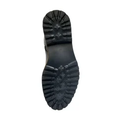 Laarzen|Schoenen<PédiConfort Laarzen met rits en elastiek, comfortbreedte, in leer zwart