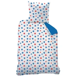 Bedlinnenset Kids|Delige Bedlinnenset<Patpatrouille Lakenset Paw Patrol - katoen blauw