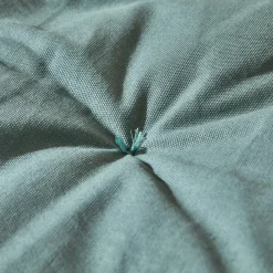 Vloerkussen<Blancheporte Lang, effen zitkussen voor zitbank eucalyptus