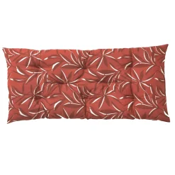 Vloerkussen<Blancheporte Lang vloerkussen met bladerenprint terracotta