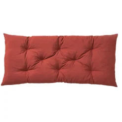 Vloerkussen<Blancheporte Lang vloerkussen met bladerenprint terracotta