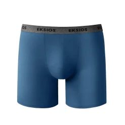 Ondergoed<Blancheporte Lange shorty in shortmodel - set van 2 zwart + grijsblauw