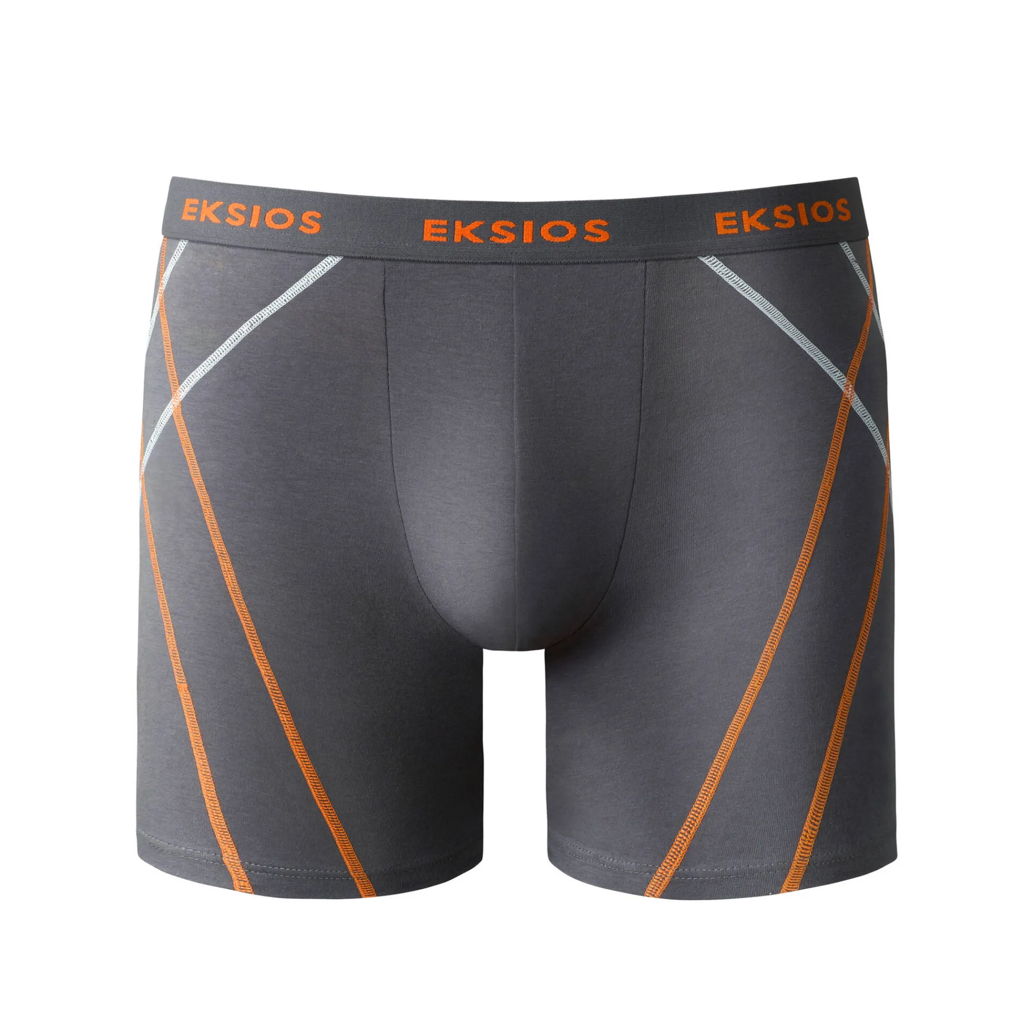 Ondergoed<Blancheporte Lange shorty met sierstiksel, shortmodel - set van 2 zwart + grijs