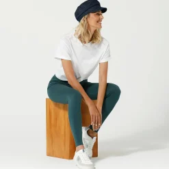 Legging|Broek<Blancheporte Legging in jerseytricot donkergroen