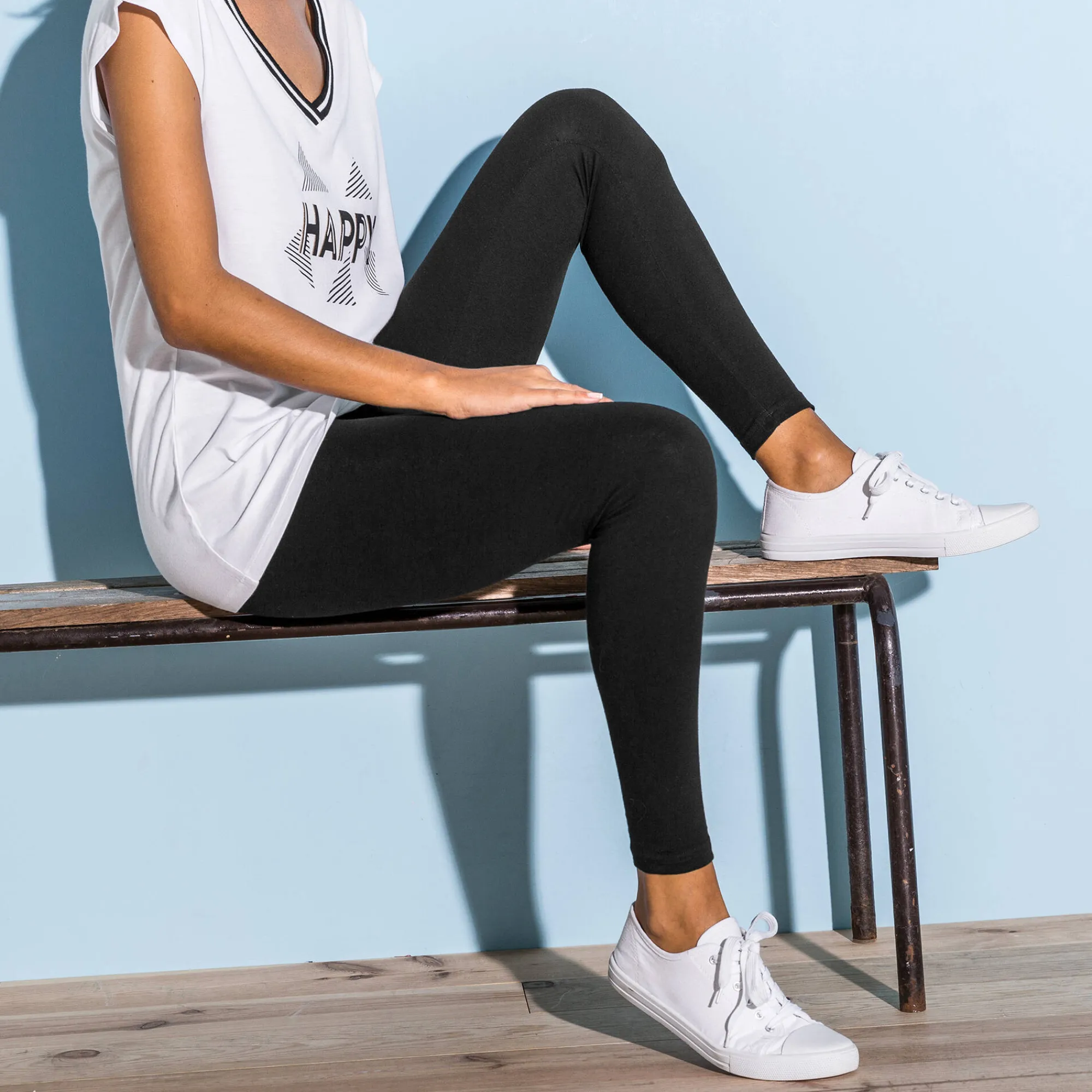 Legging|Broek<Blancheporte Legging in jerseytricot zwart