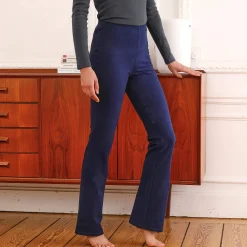 Legging<Blancheporte Legging in warm molton, trompetmodel marine