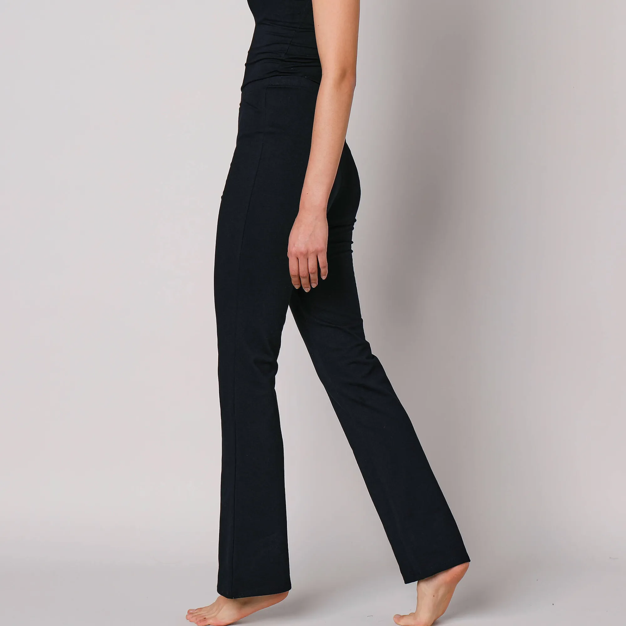 Legging<Blancheporte Legging in warm molton, trompetmodel zwart
