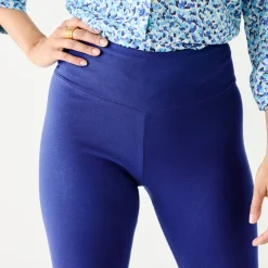 Legging<Blancheporte Legging met hoge taille, platte buik felblauw